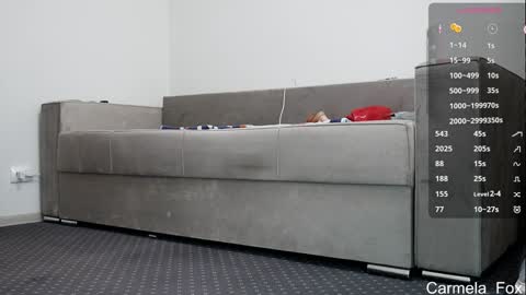 Snapshot of carmela_fox chatting on 10.18.25 Carmela online show from 10.18.25