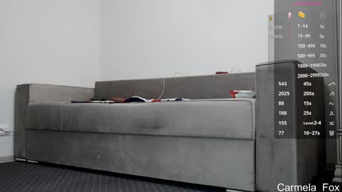 Snapshot of carmela_fox chatting on 10.30.25 Carmela online show from 10.30.25