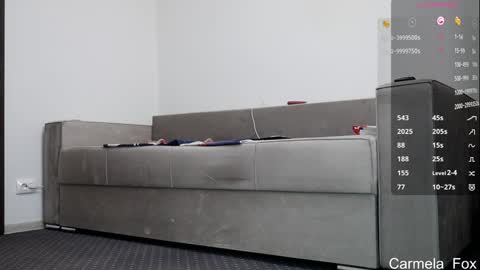 Snapshot of carmela_fox chatting on 12.04.25 Carmela online show from 12.04.25