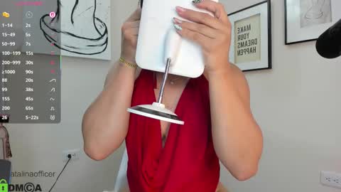 Snapshot of catalinaofficer chatting on 11.17.25 Catalina Howard Aragon online show from 11.17.25