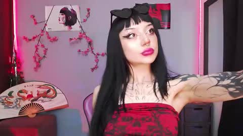 Snapshot of cati_petite chatting on 02.23.26 Cati help me reach my goal of 100 thumbs up again 3 online show from 02.23.26