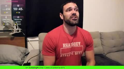 Onlyfans chasingfit Instagram the arguer Twitter chasingfitOF online show from 07.28.26