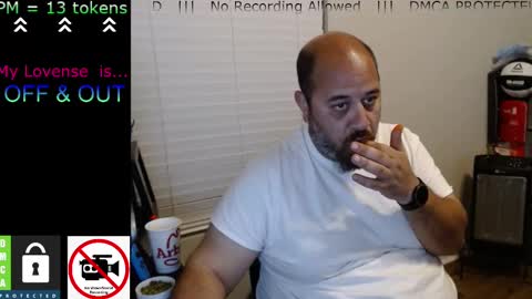 Snapshot of chunkymonkey420 chatting on 02.24.25 Spencer Smokey Bear online show from 02.24.25