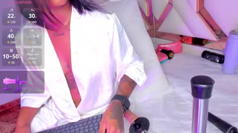 Snapshot of cintiavega chatting on 11.26.25 Cintia online show from 11.26.25