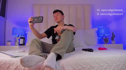 Snapshot of cody_johnsonn_ chatting on 01.09.25 CODY online show from 01.09.25