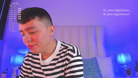 Snapshot of cody_johnsonn_ chatting on 03.09.25 CODY online show from 03.09.25