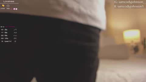 Snapshot of cody_johnsonn_ chatting on 10.24.25 CODY online show from 10.24.25