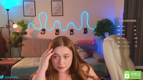 Snapshot of cosycute chatting on 12.19.24 Katy online show from 12.19.24