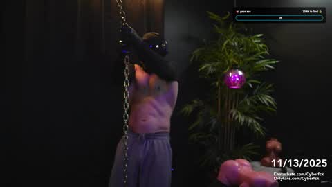 Snapshot of cyberfck chatting on 11.14.25 cyberfck online show from 11.14.25