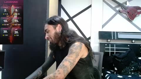 Snapshot of daimon_rock01 chatting on 09.30.25 felipe online show from 09.30.25