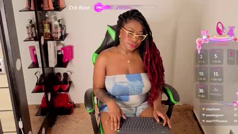Snapshot of dana_ebony_ chatting on 03.18.26 Danna online show from 03.18.26