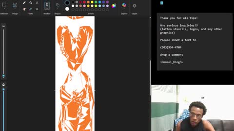 Snapshot of denzel_king3 chatting on 10.23.25 Denzel King3 online show from 10.23.25