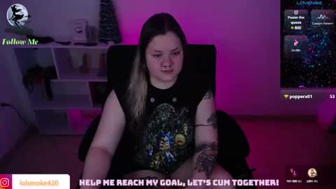 Snapshot of destroyall420 chatting on 12.14.24 Lola Bdsm and fries online show from 12.14.24