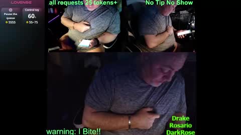 Snapshot of drake_r_darkrose chatting on 01.14.25 Drake D Vamp aka Drake DarkRose online show from 01.14.25