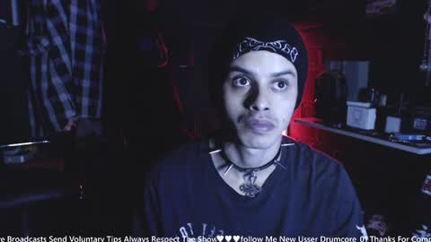 Snapshot of drumcore_01 chatting on 12.01.24 Drum-Core online show from 12.01.24