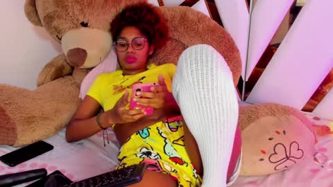 Snapshot of ebony_beautifull chatting on 01.24.25 Luci online show from 01.24.25