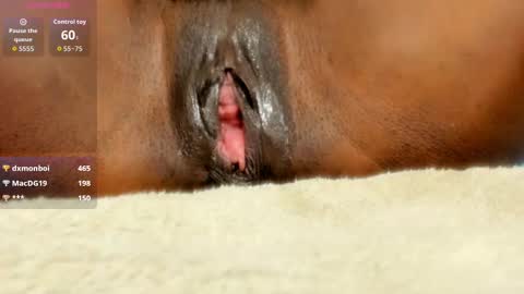 Ebony Prolapse online show from 09.13.25