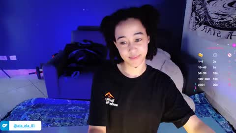 Snapshot of ela_0 chatting on 12.03.24 Ela Help me reach 100 thumbs up online show from 12.03.24