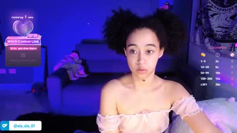 Snapshot of ela_0 chatting on 12.13.24 Ela Help me reach 100 thumbs up online show from 12.13.24