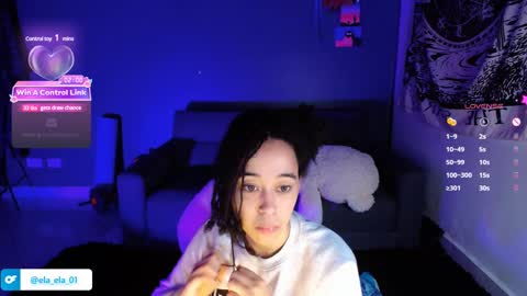 Snapshot of ela_0 chatting on 12.13.24 Ela Help me reach 100 thumbs up online show from 12.13.24