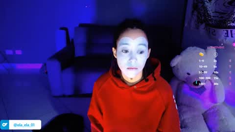 Snapshot of ela_0 chatting on 12.21.24 Ela Help me reach 100 thumbs up online show from 12.21.24