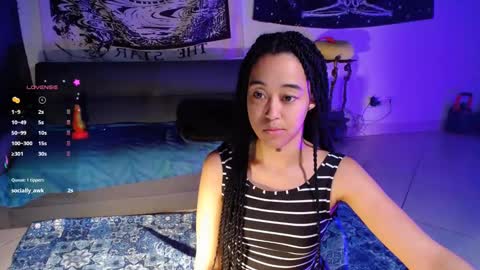 Snapshot of ela_0 chatting on 01.23.25 Ela Help me reach 100 thumbs up online show from 01.23.25