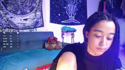 Snapshot of ela_0 chatting on 01.27.25 Ela Help me reach 100 thumbs up online show from 01.27.25