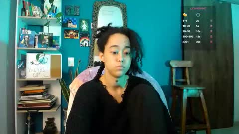 Snapshot of ela_0 chatting on 11.28.25 Ela Help me reach 100 thumbs up online show from 11.28.25