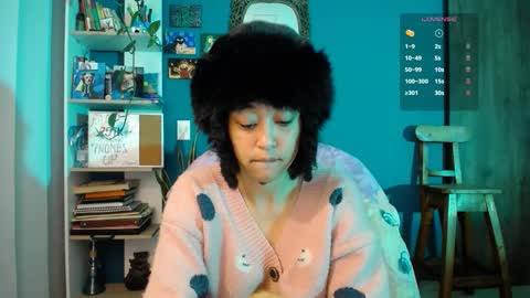 Snapshot of ela_0 chatting on 11.29.25 Ela Help me reach 100 thumbs up online show from 11.29.25