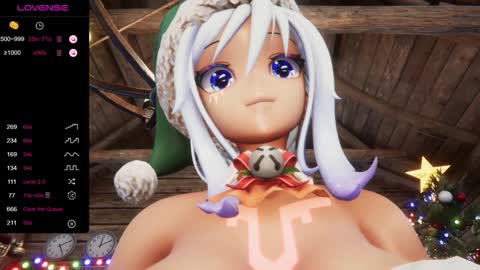 Elfie Love online show from 12.26.24