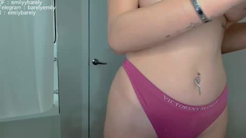 Snapshot of emilyybarely chatting on 03.09.26 Emily brunette and Charlotte redhead online show from 03.09.26