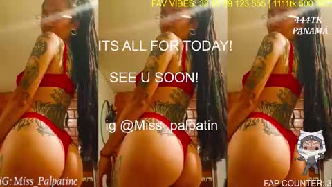 Snapshot of evil_miss_palpatin chatting on 12.01.25 Lucia Ilich.... IG miss palpatine NEXT SHOW 200724 online show from 12.01.25