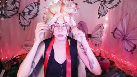 Snapshot of fairywhore chatting on 09.29.25 Jackie Cosplayer online show from 09.29.25