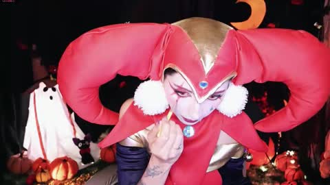 Snapshot of fairywhore chatting on 10.12.25 Jackie Cosplayer online show from 10.12.25