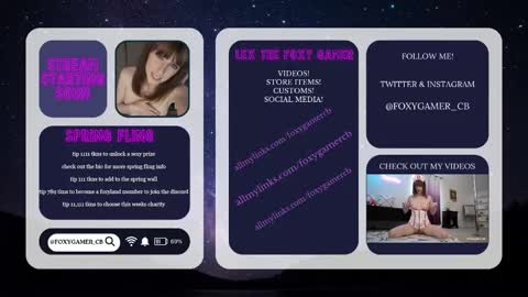 Lex Vive foxygamer cb online show from 05.23.26