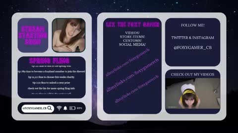 Lex Vive foxygamer cb online show from 05.26.26