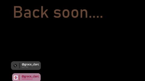 Grace clarc online show from 03.23.26