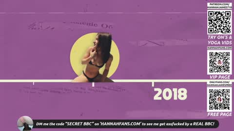 Hannah James online show from 12.04.25