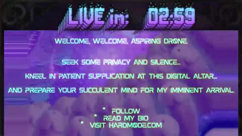 Snapshot of hardm0de chatting on 02.02.26 B0ne Daddy Bonesaw Real-Life College of Whispers Bard mindfuck brainwash hypno cerebral sensual online show from 02.02.26