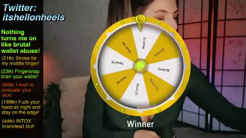 Snapshot of hell_on_heels_ chatting on 02.18.25 - show loyalty and subscribe -  online show from 02.18.25