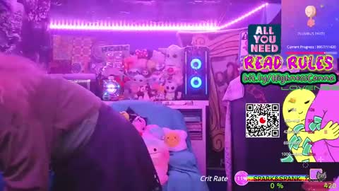 Snapshot of highnesscanna chatting on 12.07.24 HiGHNESS CANNA online show from 12.07.24