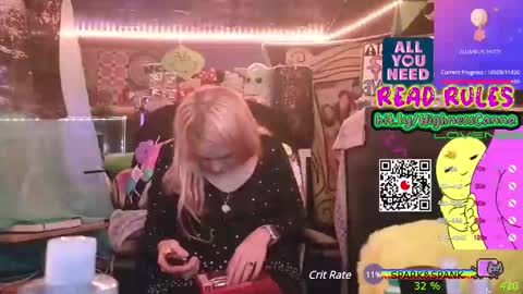 Snapshot of highnesscanna chatting on 12.13.24 HiGHNESS CANNA online show from 12.13.24