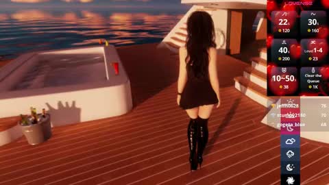 Snapshot of hikary__moon chatting on 01.13.25 Eva online show from 01.13.25