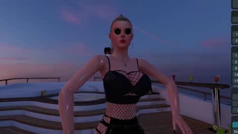 Snapshot of hikary__moon chatting on 02.21.25 Eva online show from 02.21.25