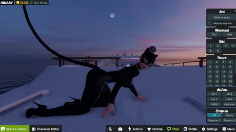 Snapshot of hikary__moon chatting on 09.23.25 Eva online show from 09.23.25