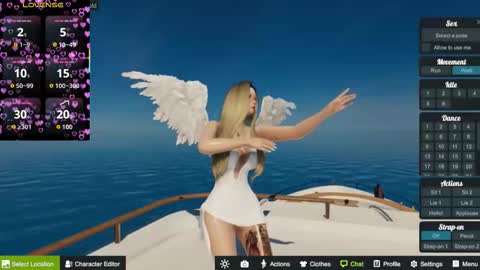 Snapshot of hikary__moon chatting on 09.26.25 Eva online show from 09.26.25