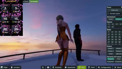 Snapshot of hikary__moon chatting on 11.19.25 Eva online show from 11.19.25