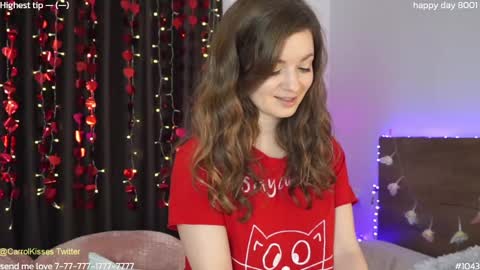 Snapshot of honeycarrol chatting on 02.21.25 HoneyCarrol online show from 02.21.25