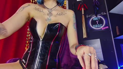 Snapshot of iammistressk chatting on 12.14.24 Mistress K online show from 12.14.24