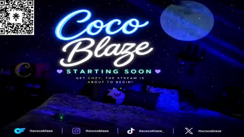 Snapshot of itscocoblaze chatting on 06.06.26 CoCo Blaze online show from 06.06.26